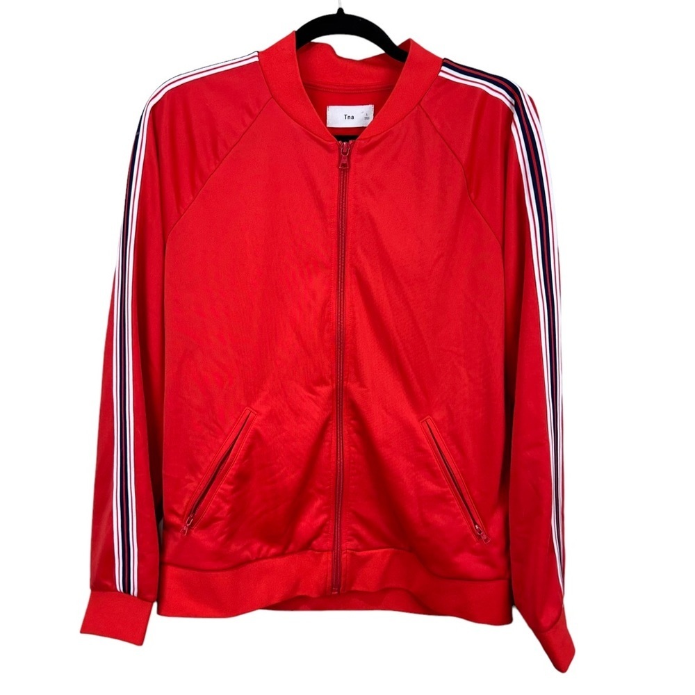 Aritzia TNA Wadden Red Track Jacket